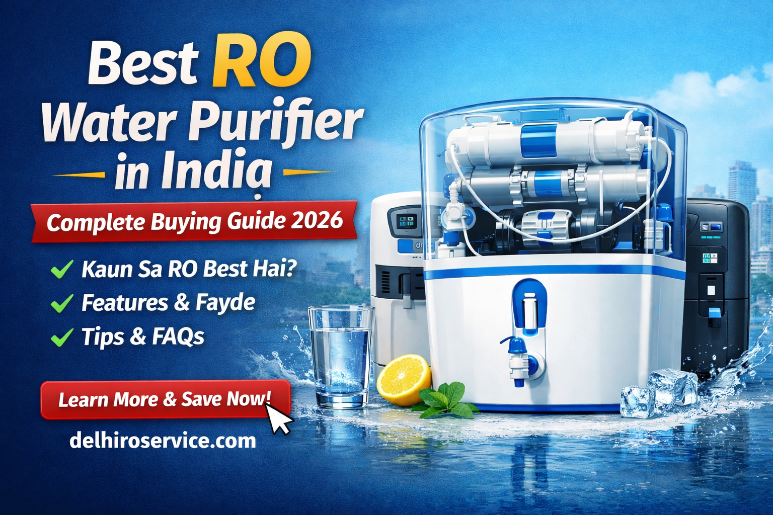 Best RO Water Purifier in Delhi 2026